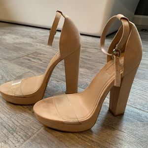 Clear/Nude Heels